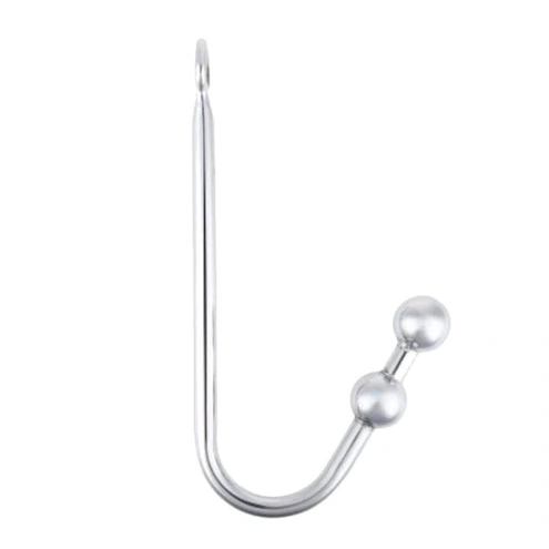 Anal Hooks Hook Stainless Anal 4417 Balls Pleasurable Two Steel 0805